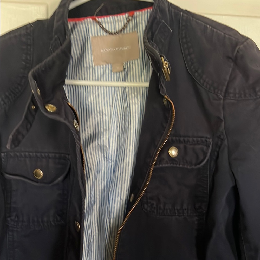Navy Banana Republic Jacket medium